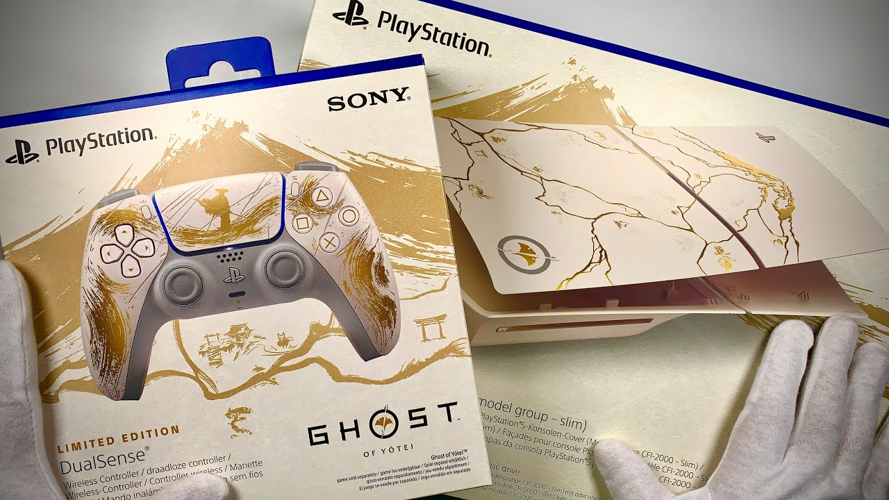 Ghost of Yōtei PS5 Cover + DualSense Limited Edition Unboxing 🗡