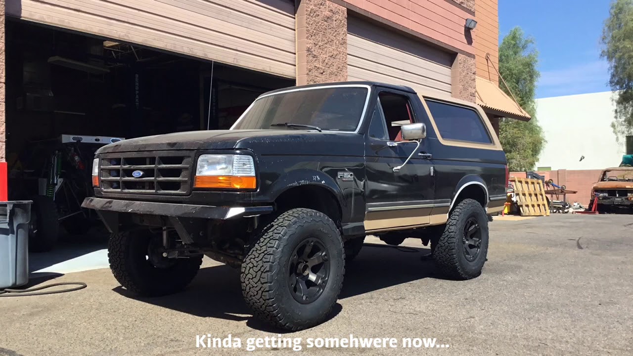 Ford Bronco Build Pt1: Front suspension and steering