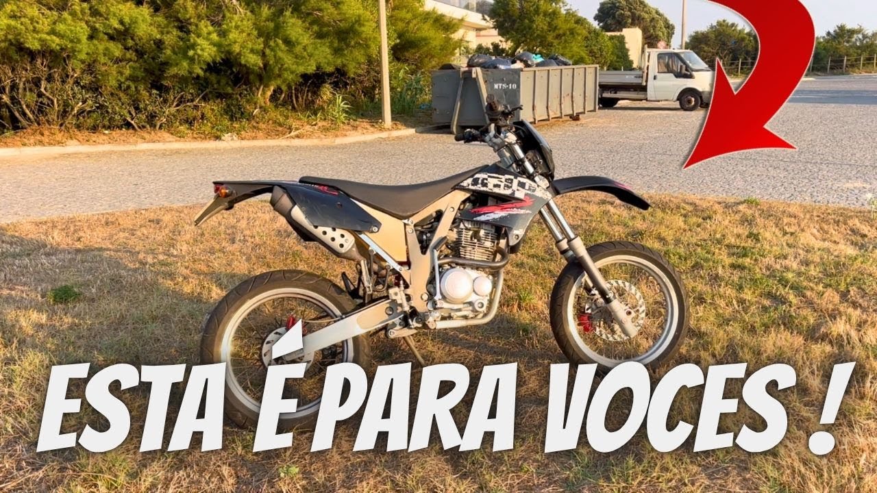 VOU OFERECER ESTA 125cc SUPERMOTO !
