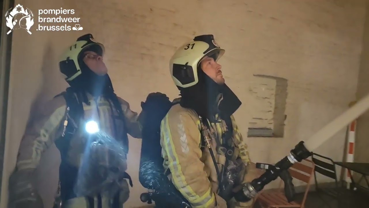INCENDIE : 4 Sauvetages effectués par les Pompiers de Bruxelles 🔥