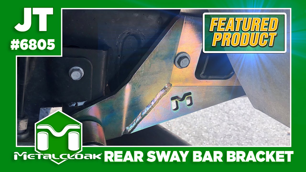 Featured Product: MetalCloak Rear Sway Bar Reinforcement & Repair Bracket for the JT Gladiator