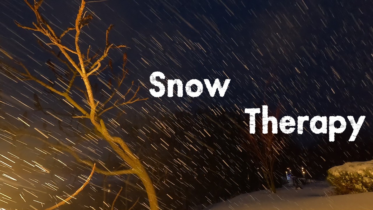 Winter Night Snow Ambience | Calm Your Mind & Wander Through Memories