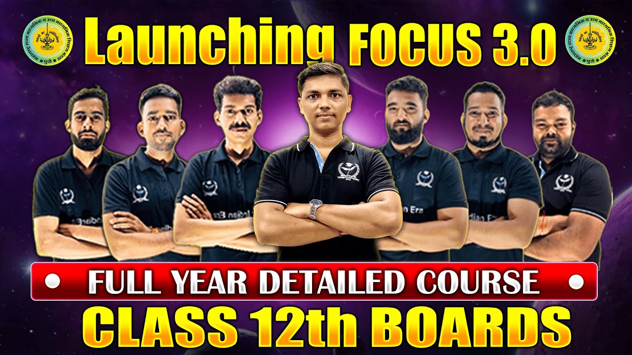 🔥Launching Focus 3.0 Batch Full Year Class 12th Boards 2026 | बोलके नहीं करके दिखाऊंगा💖 #nieboards