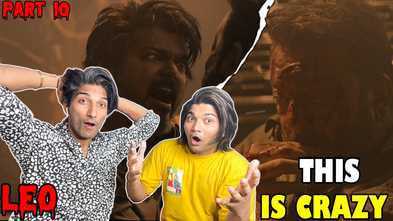 Leo Movie Scene Part 10 Reaction | Car Chase Scene | Vijay | Trisha | Sanjay | Kupaa Reaction 2.O
