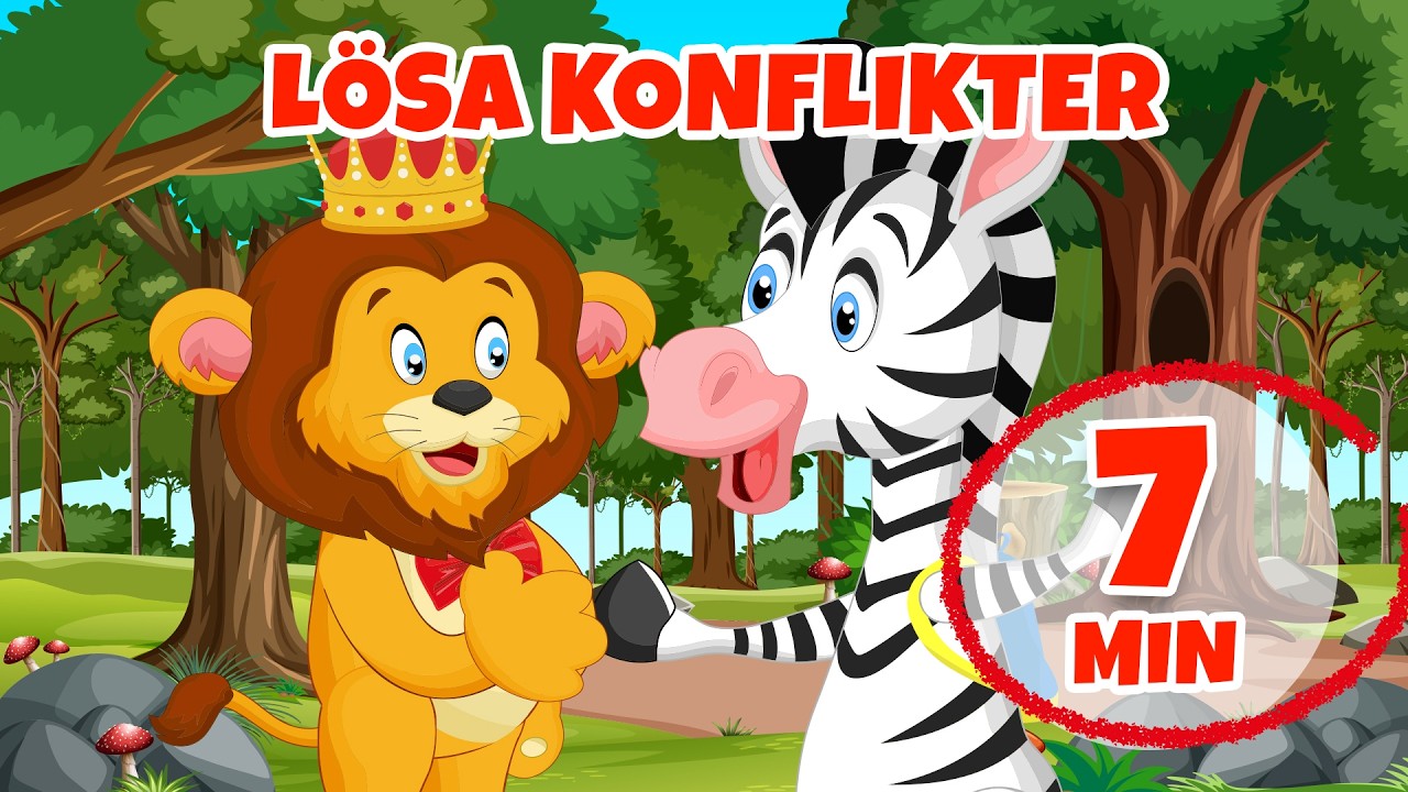 Lösa konflikter - 7 min Giramille | Barnvisor och sånger för barn