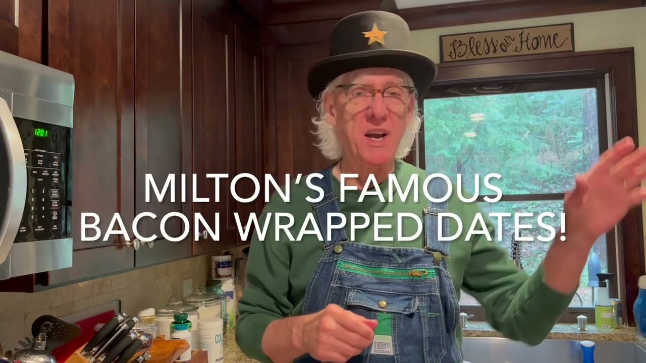 How to make bacon wrapped dates in the oven, Milton Crabapple recipe