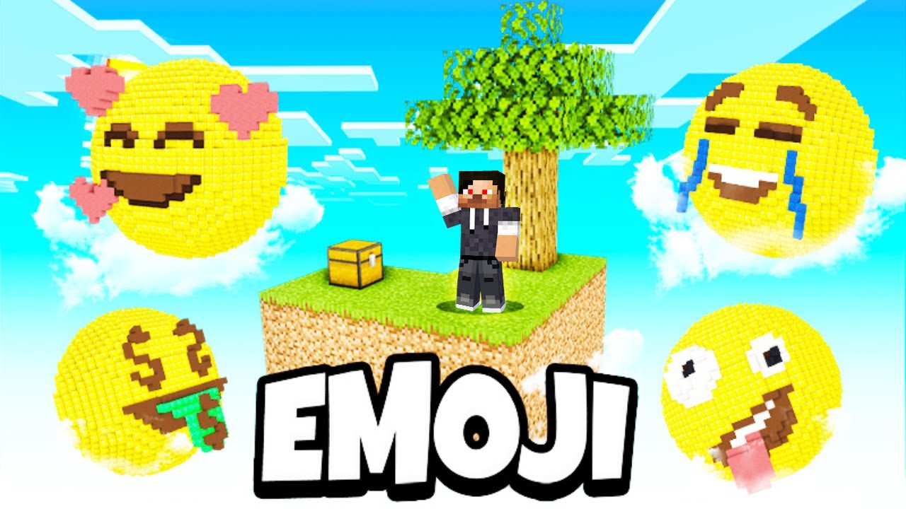 Minecraft, De Csak EMOJI SZIGETEK Vannak A VILÁGBAN 😬