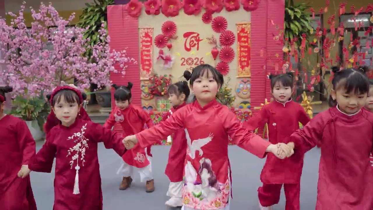 Tết của các bé Điểm Trường Minh Quán xã Trấn Yên