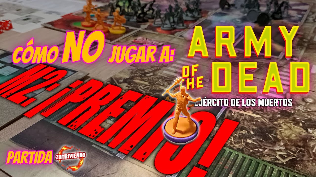 Cómo NO jugar a Zombicide: ARMY OF THE DEAD 😵‍💫Partida en solitario 🔥Misión 2: ¡PREMIO!🔥