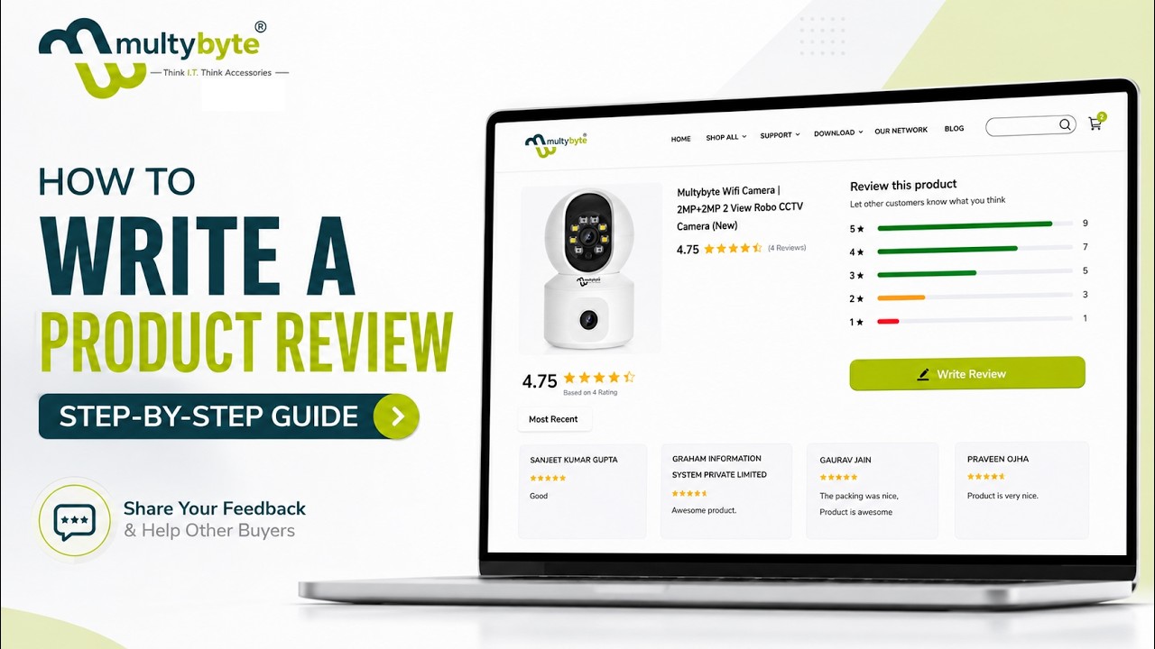 How to Write a Product Review on Multybyte | Step-by-Step Guide | Share Your Feedback
