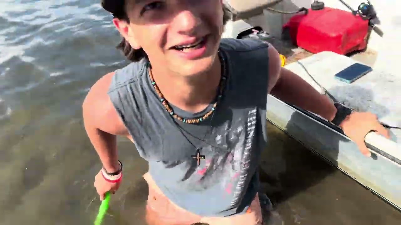 Me and Lucas went fishing!!