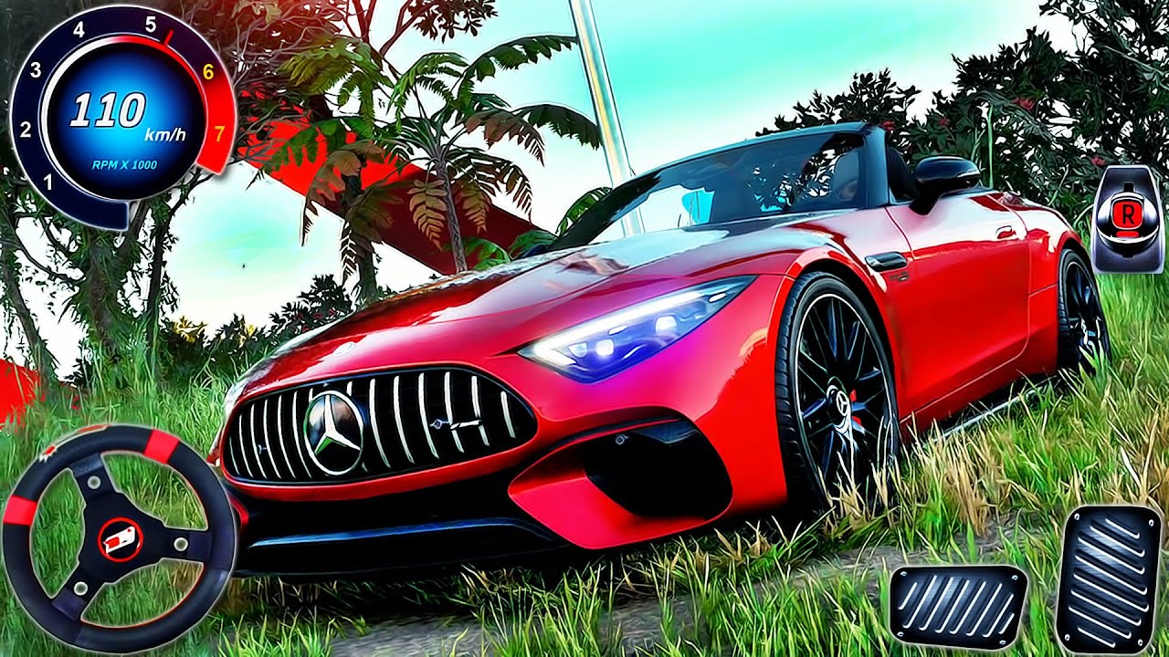 Mercedes AMG SL Car Racing: The Crew Motorfest Simulator - BMW Stunts Speed Driving - PC GamePlay #4