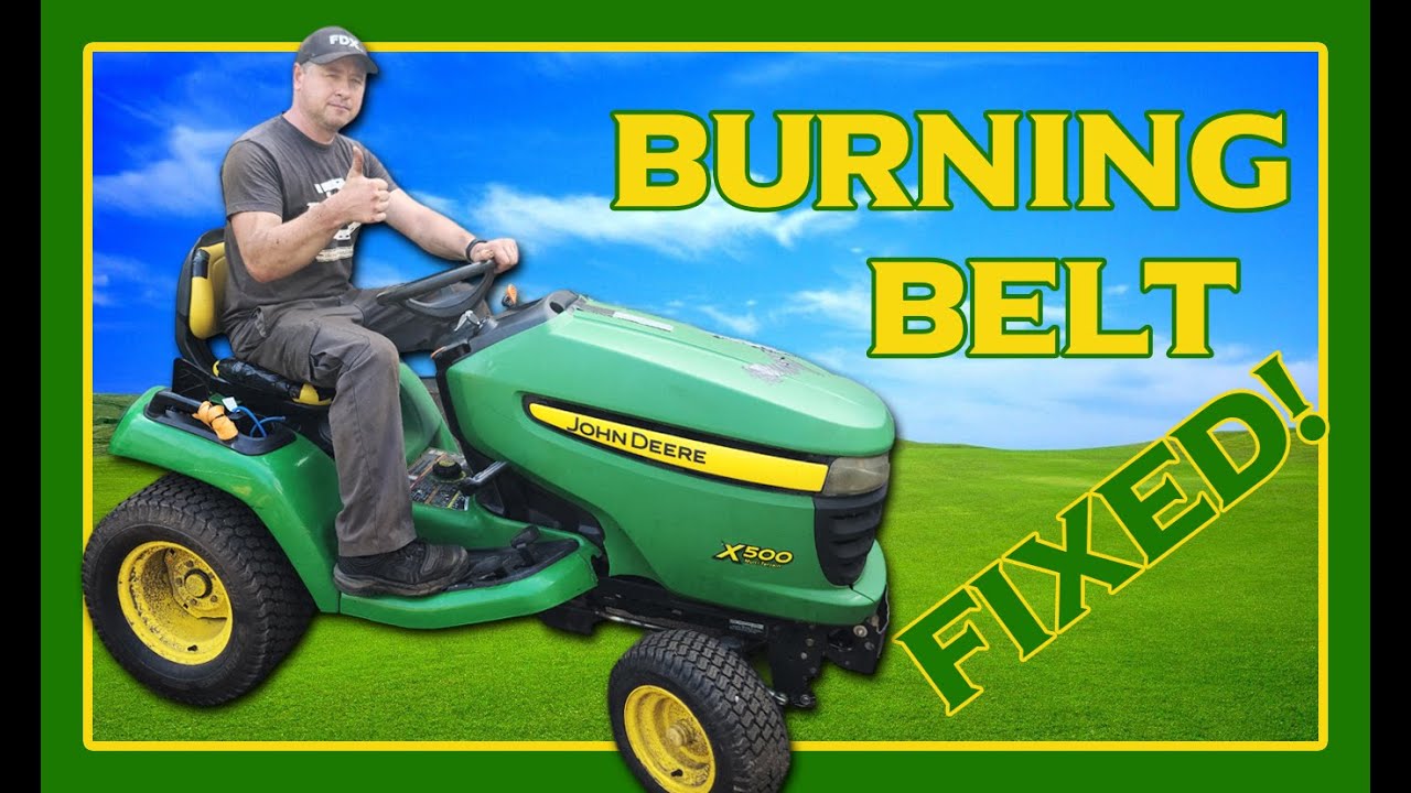 Исправлена ​​проблема с горящим приводным ремнём газонокосилки John Deere серии X! Также устранен...