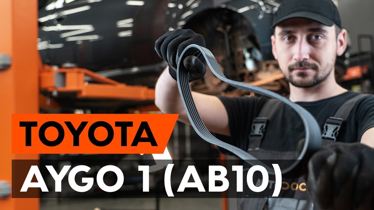 Hvordan bytte multireim / kileribberem der på TOYOTA AYGO 1 (AB10) [AUTODOC-VIDEOLEKSJONER]