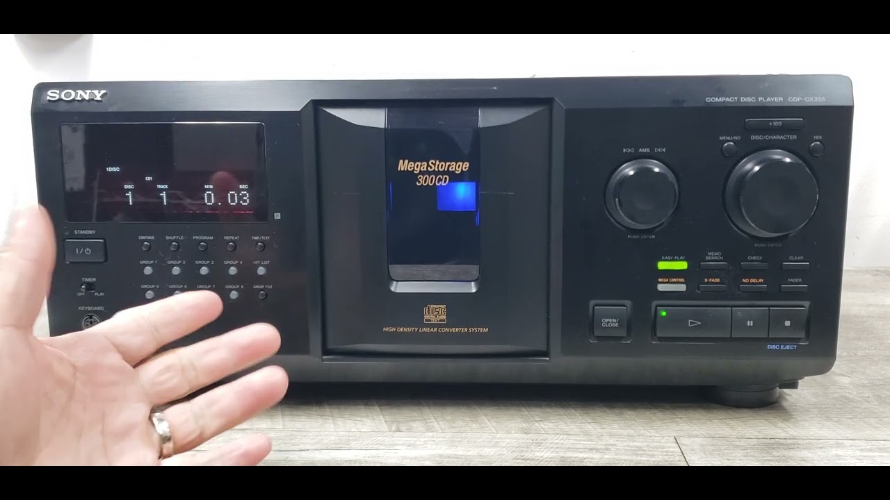 CD-чейнджер/плеер Sony CDP-CX355 MegaStorage на 300 дисков
