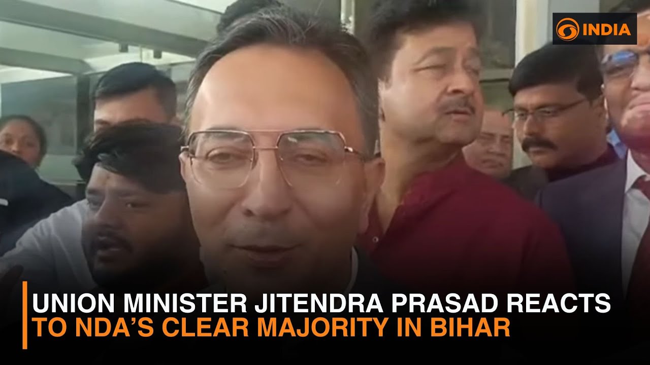Union Minister Jitendra Prasad Reacts to NDA&rsquo;s Clear Majority in Bihar
