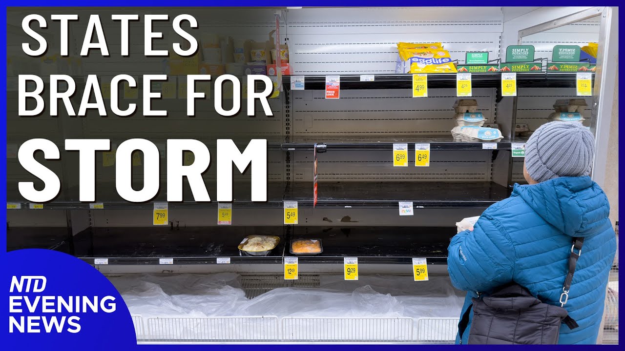 U.S. Braces for Winter Storm; Trilateral Meeting with Russia, Ukraine | NTD Evening News (Jan. 23)