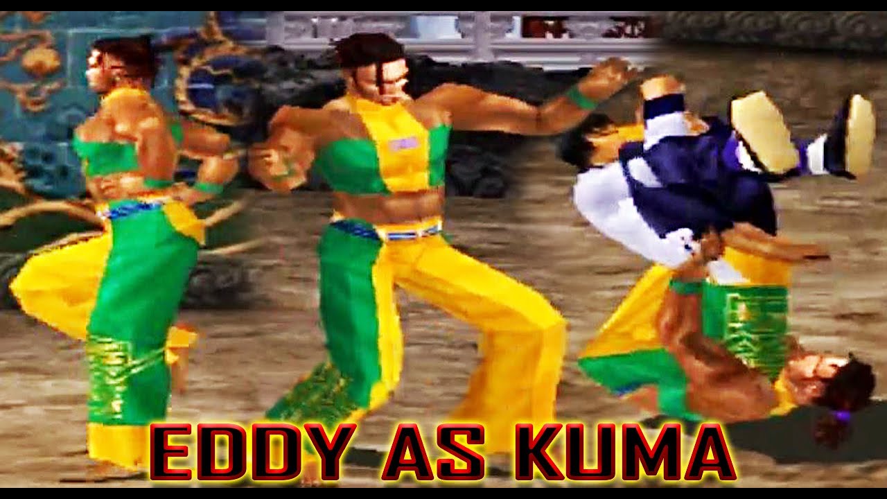 [TAS] Eddy With Kuma's Moves Gameplay - Tekken 3 (Arcade Version) (Requested) || KashanGaming