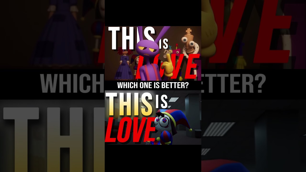 Which Falling in Love is Better?  - Amazing Digital Circus  #theamazingdigitalcircus #digitalcircus