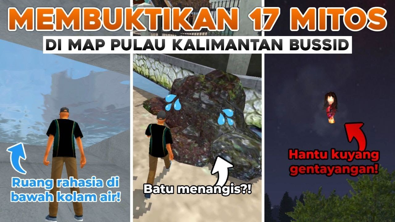 MEMBUKTIKAN 17 MITOS YANG ADA DI GAME BUSSID‼️ (EDISI PULAU KALIMANTAN)