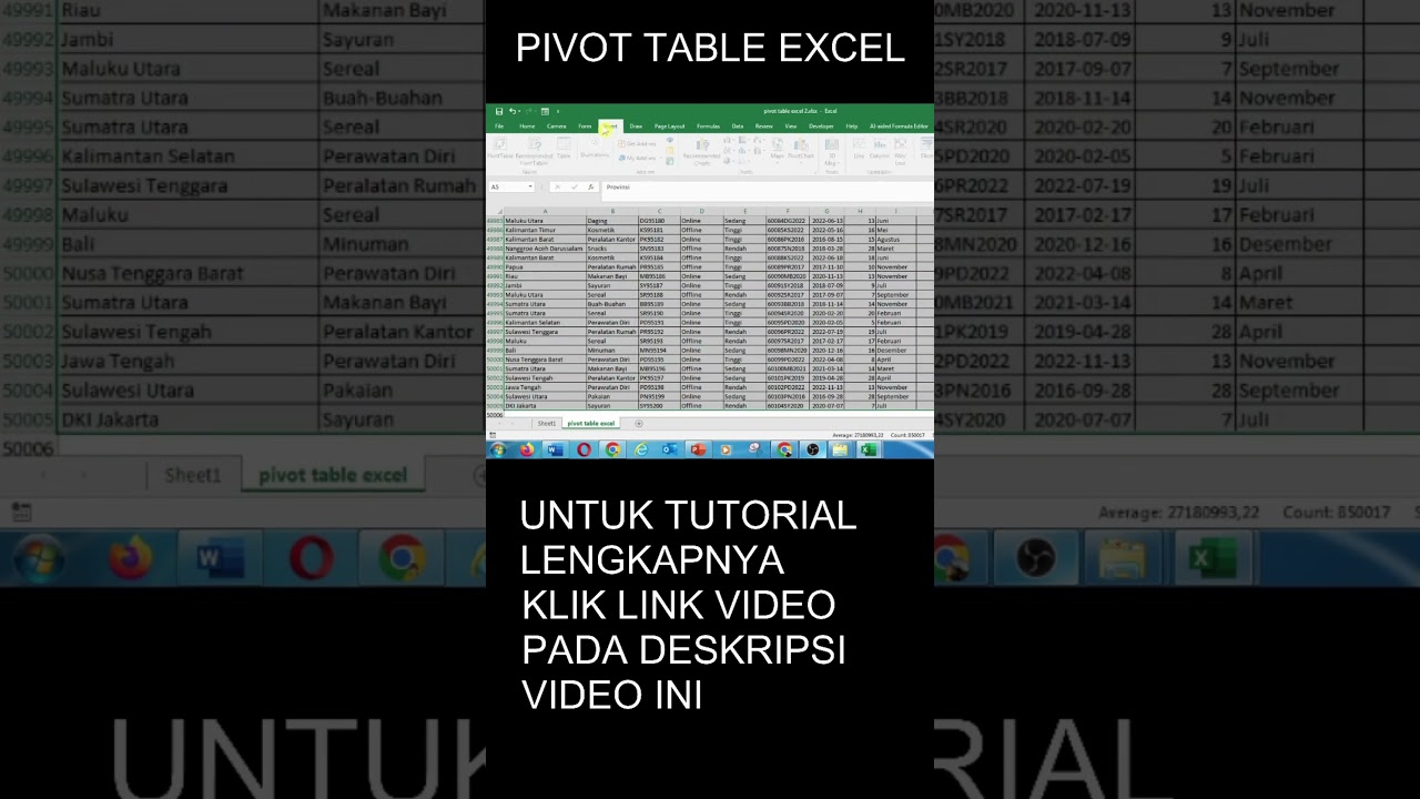 Panduan Lengkap Pivot Table di Excel: Tingkatkan Kemampuan Analisis Data Anda!