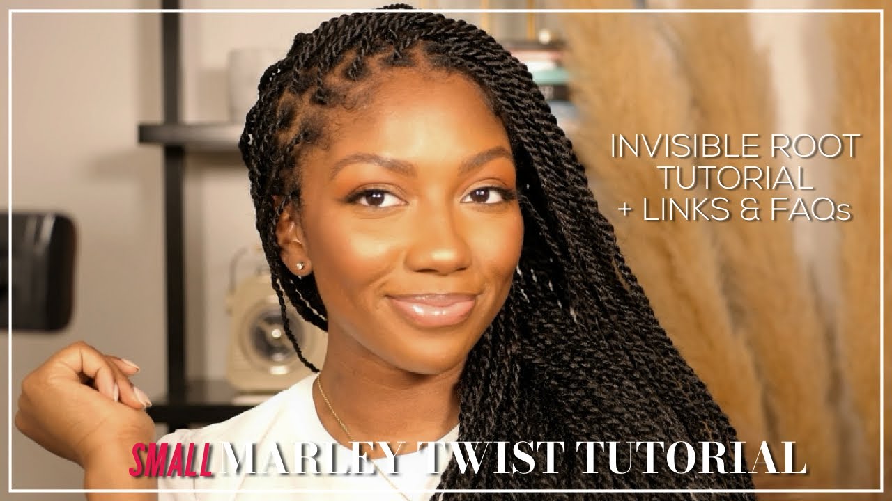 Small Marley Twists Tutorial | Invisible Roots | Niara Alexis