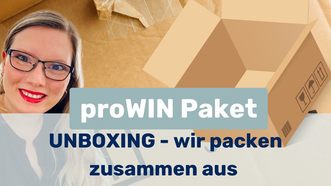 proWIN Paket Unboxing - packe mit mir aus