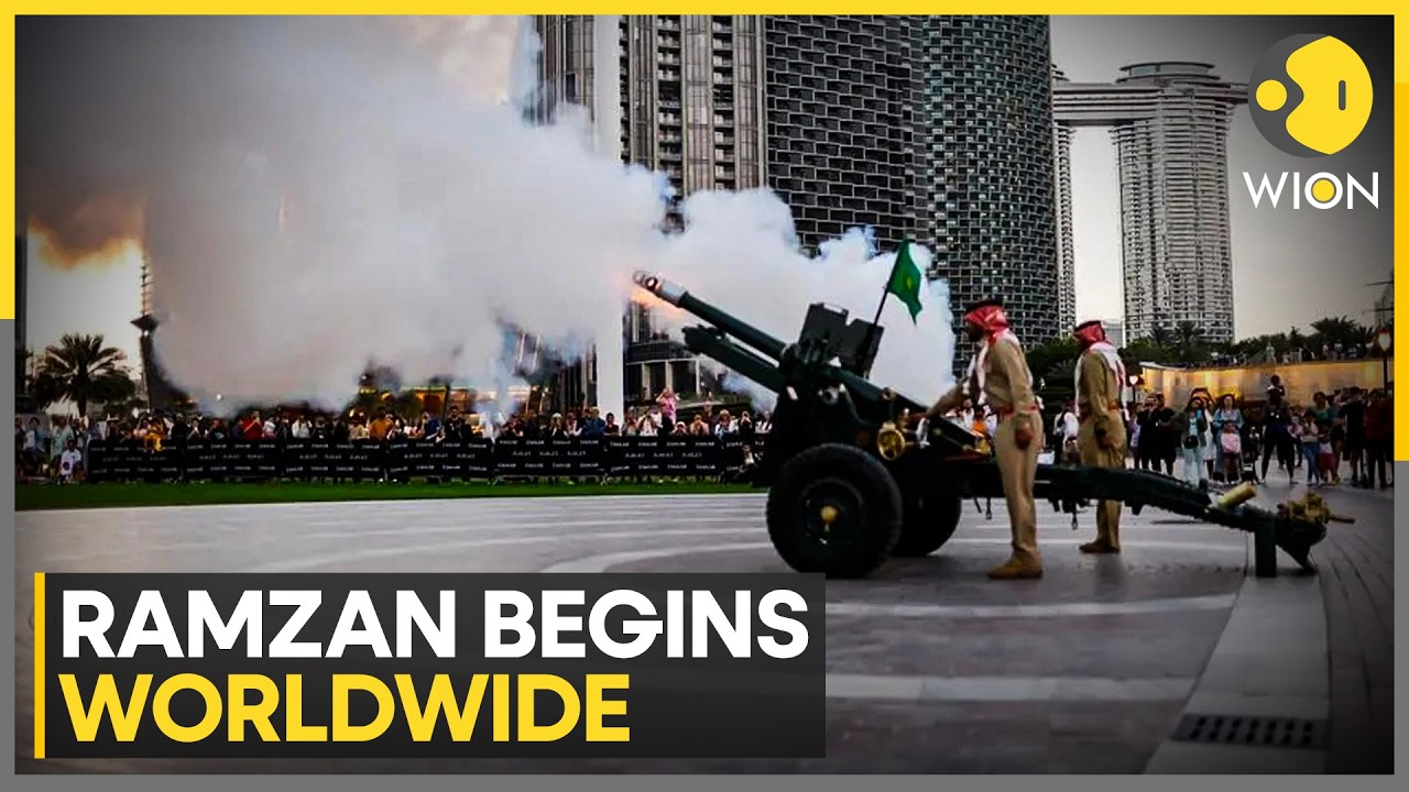 UAE: Ramzan 2026 Begins, Dubai Police Fire Cannon To Mark Start Of Holy Month | WION