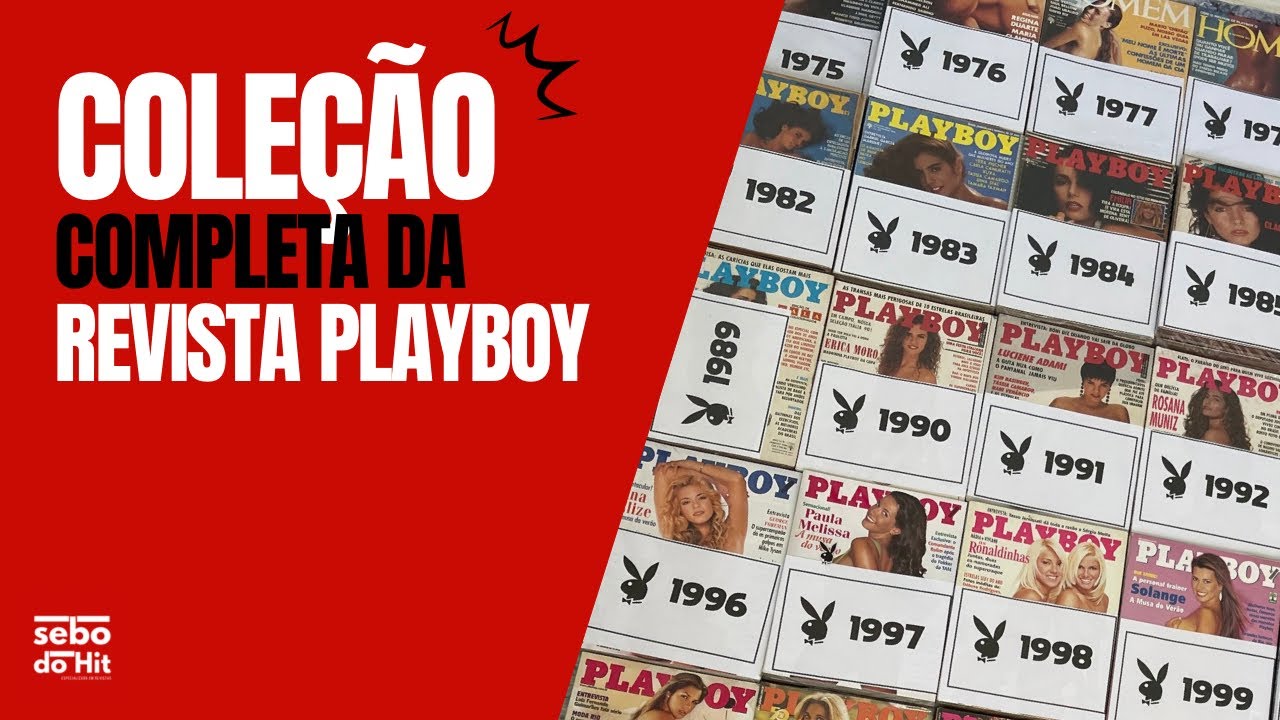 Coleção completa da revista Playboy 