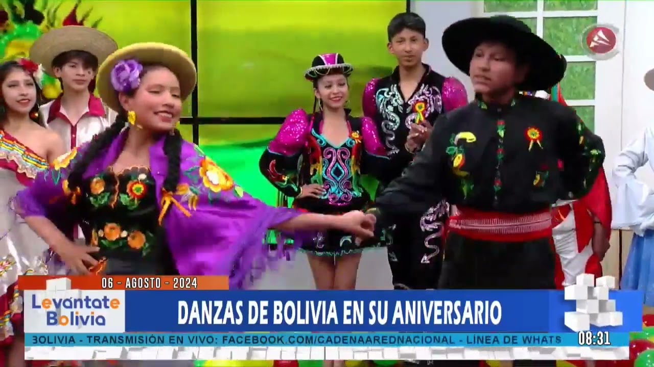 ❤️💛💚 ESTAMPA BOLIVIANA EN EL PROGRAMA LEVANTATE BOLIVIA