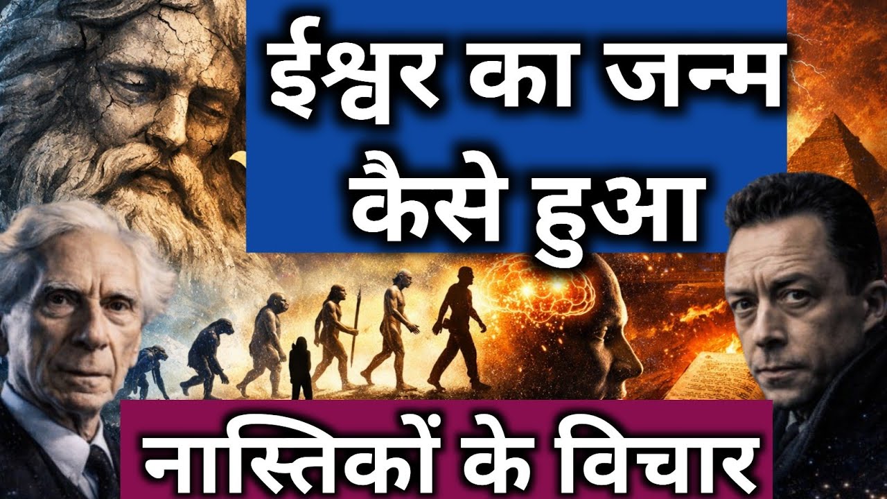 इंसान ने ईश्वर को क्यों बनाया? | The Mystery of God's creation. Russell & Camus on God 