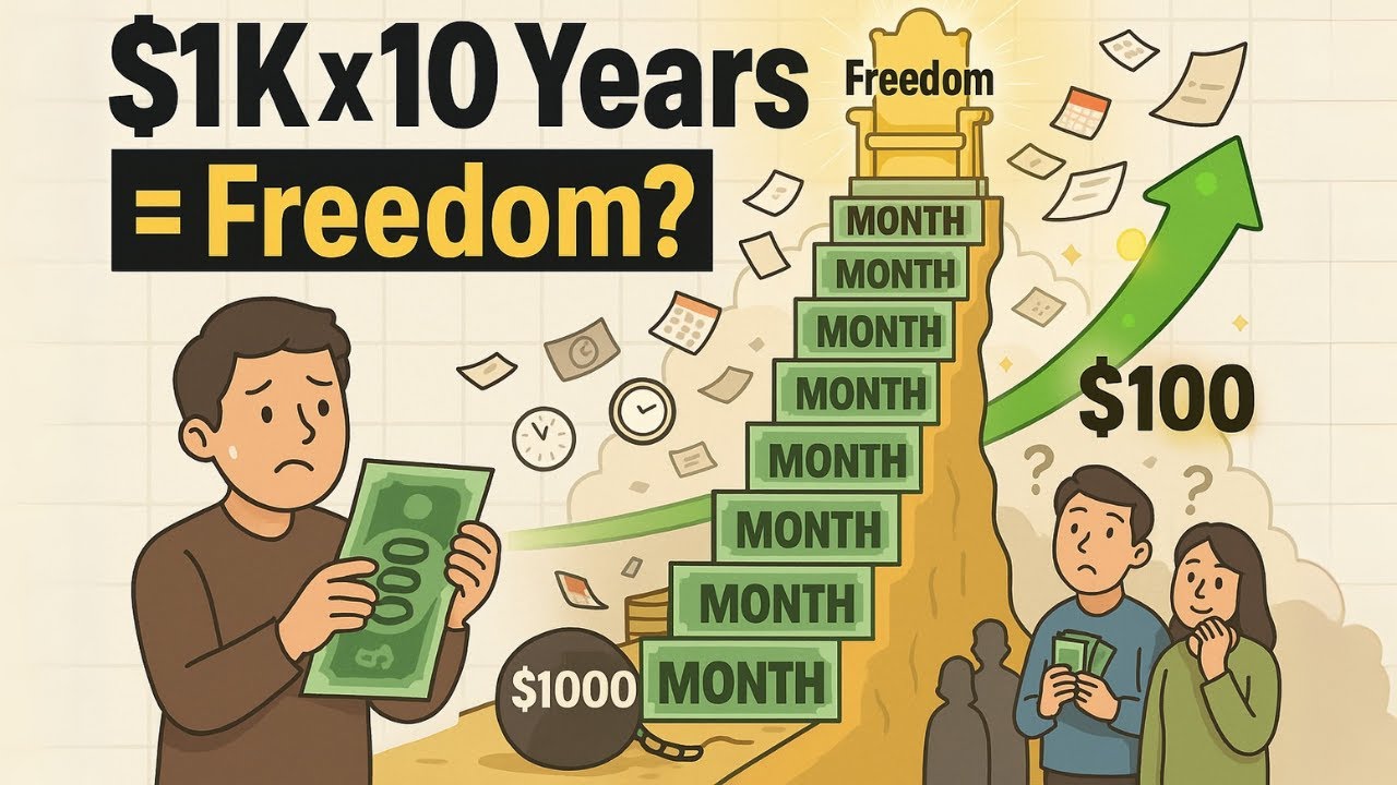 Can You Really Retire in 10 Years by Investing $1,000 a Month?