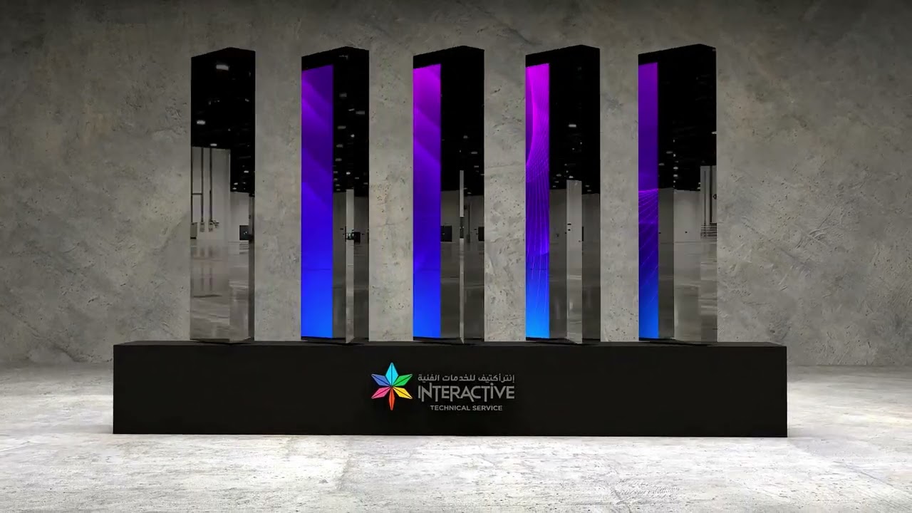 Kinetic Rotating and Sliding Pillars - A kinetic Activation