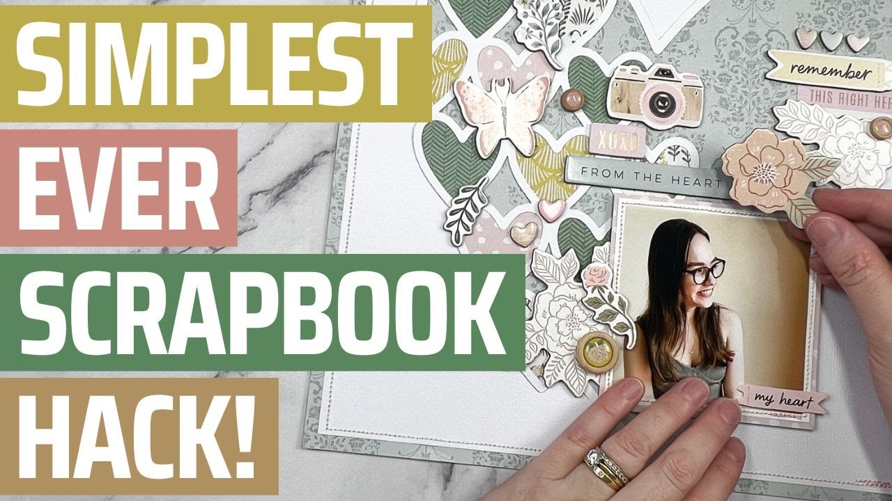 ✿ Actually Scrapbook FASTER ✿ with this Simple Trick!