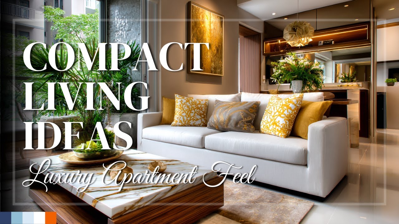 Stylish Small Apartment Decor Ideas 🎨 How Compact Living Can Feel Truly Luxurious