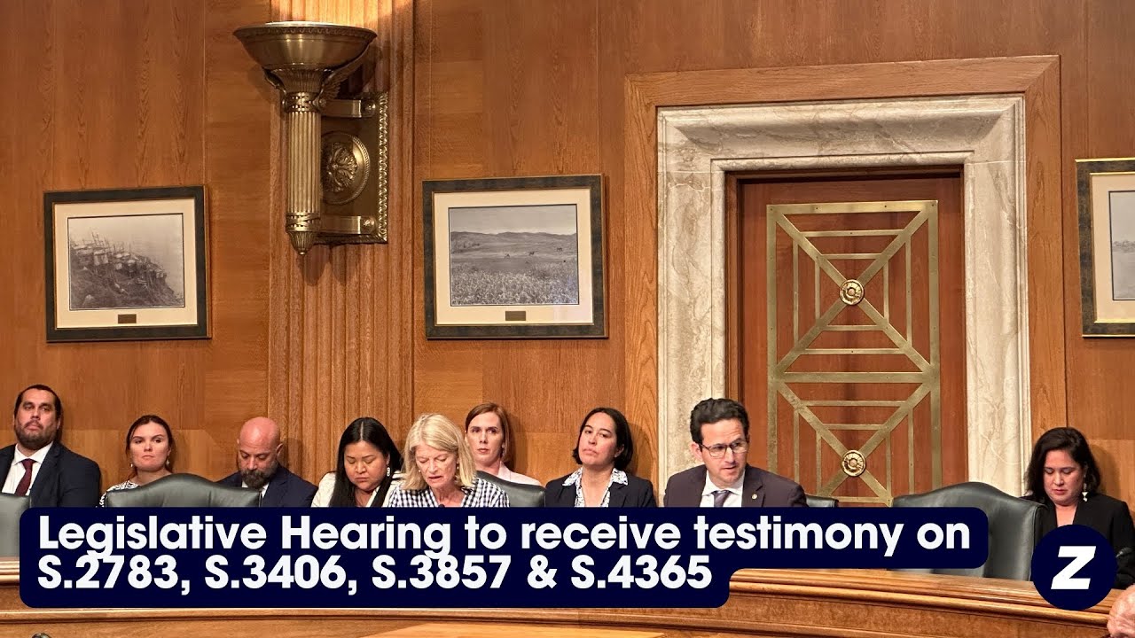 Legislative Hearing to receive testimony on S.2783, S.3406, S.3857 & S.4365