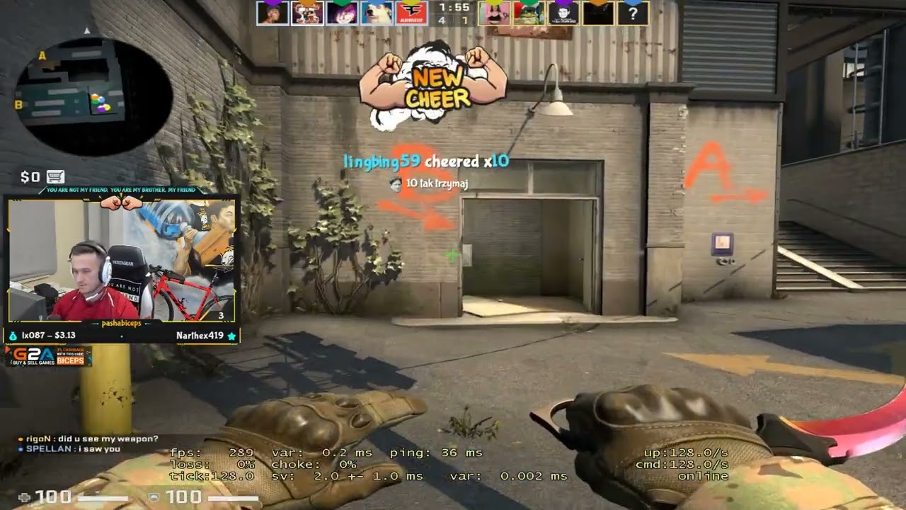 PashaBiceps CSGO Faceit part 16 (olofmeister, jr, n0rb3r7, hadji)
