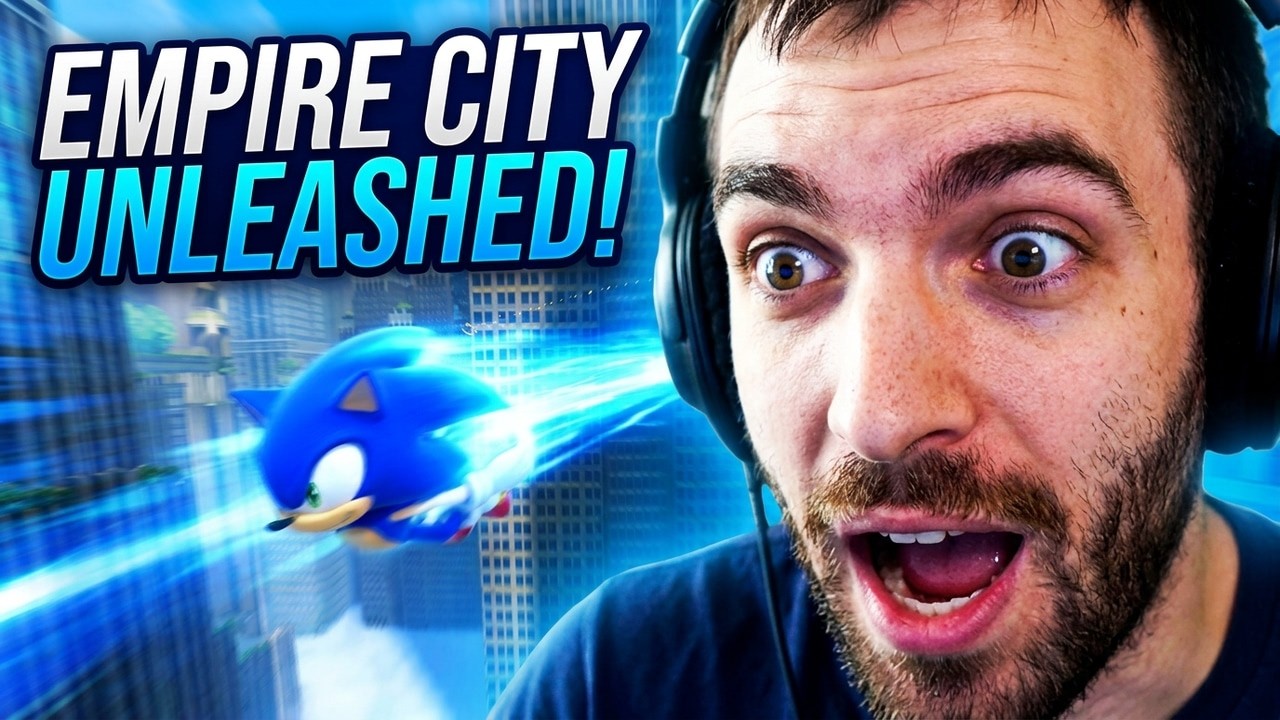 sonic unleashed recompiled  прохождение  9 серия  EMPIRE CITY DAY