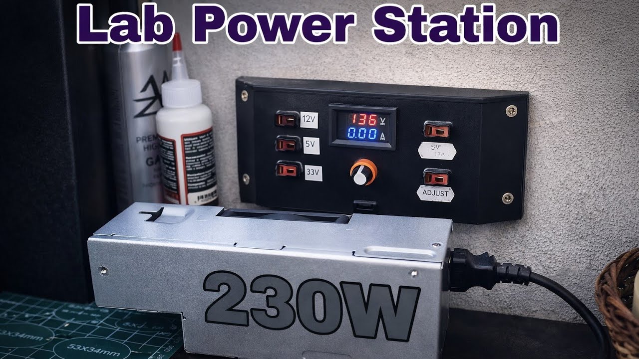 [DIY] Lab Power Station ‖ ATX Conversion