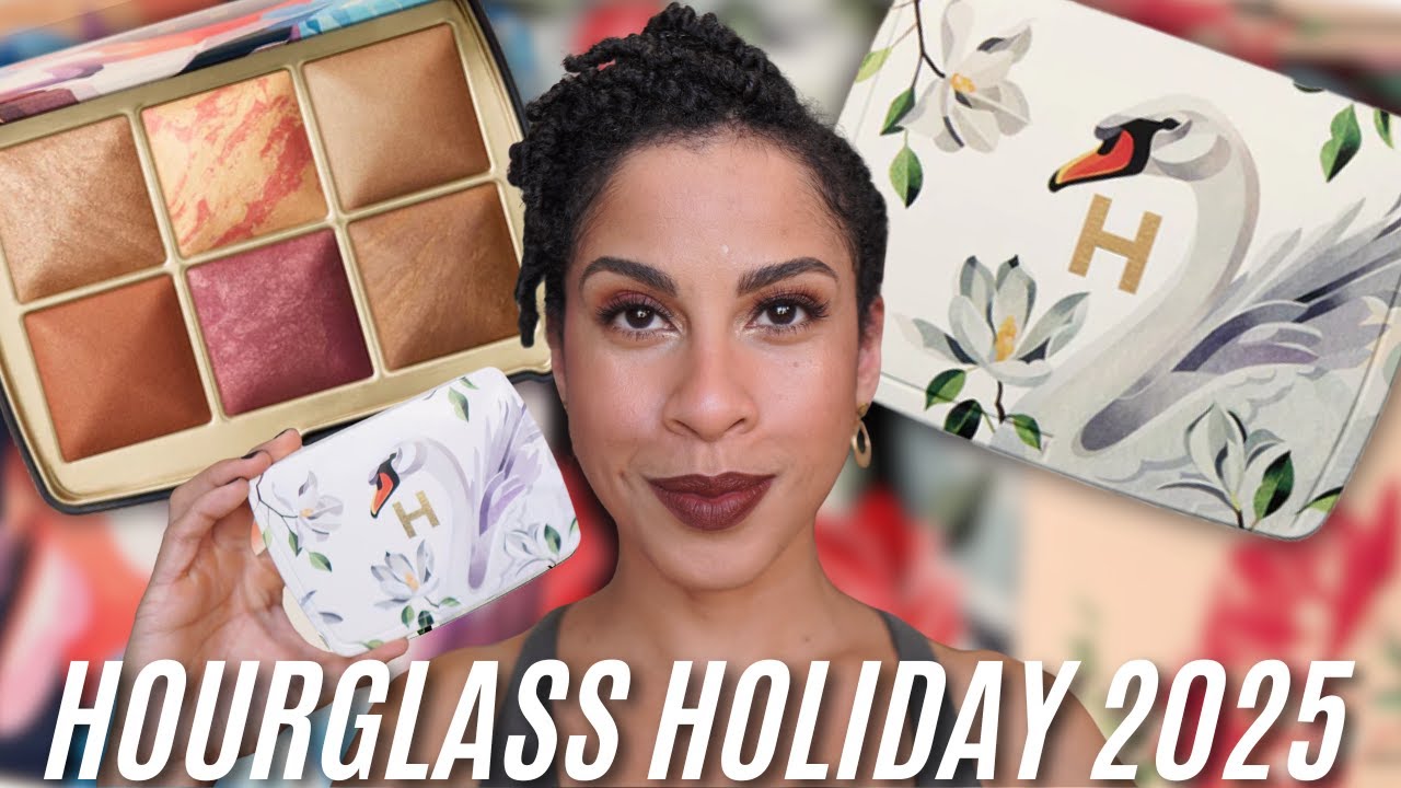 Hourglass Holiday 2025 Custom Palette | Swan Blush + Fox Powders Review & Swatches