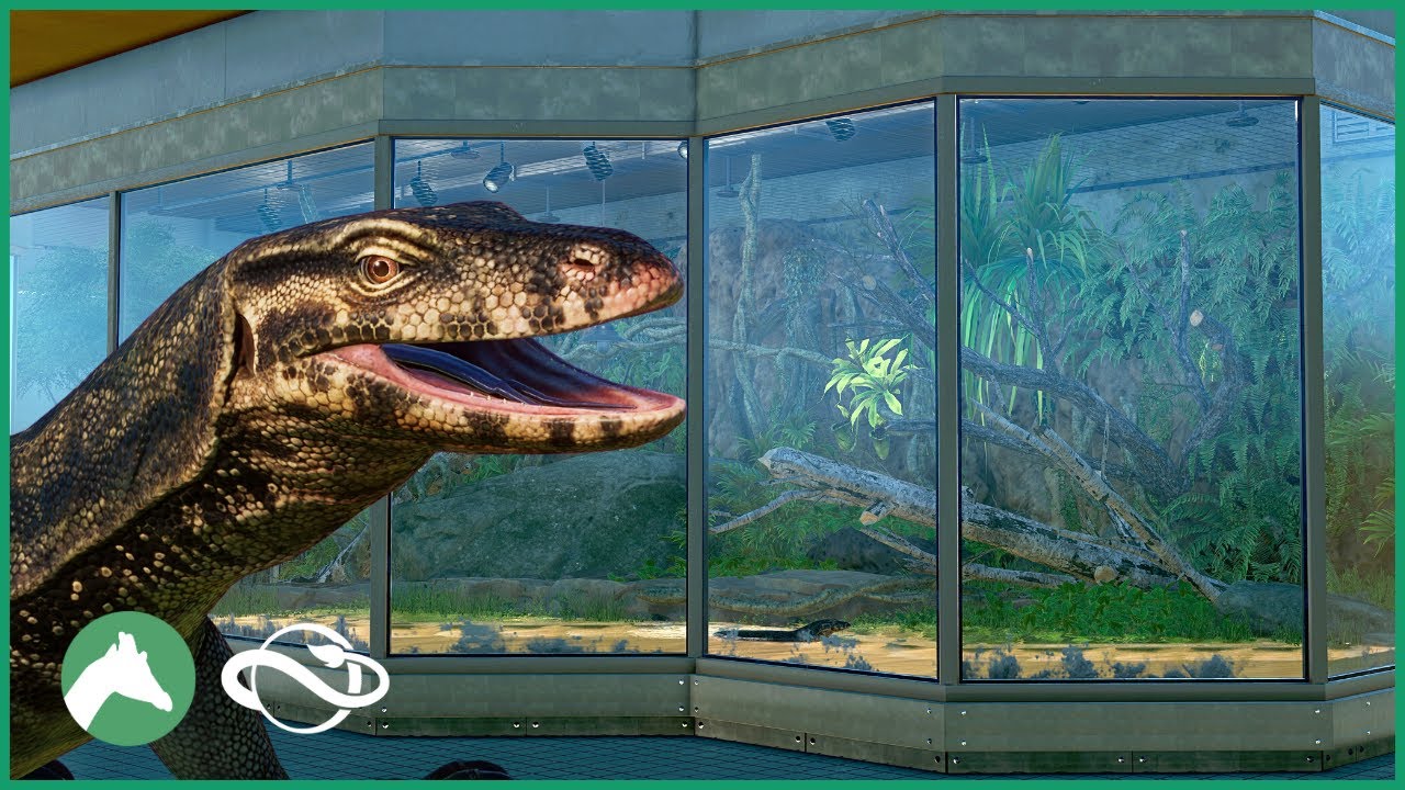 Asian Water Monitor Indoor Habitat | Elm Hill City Zoo | Planet Zoo