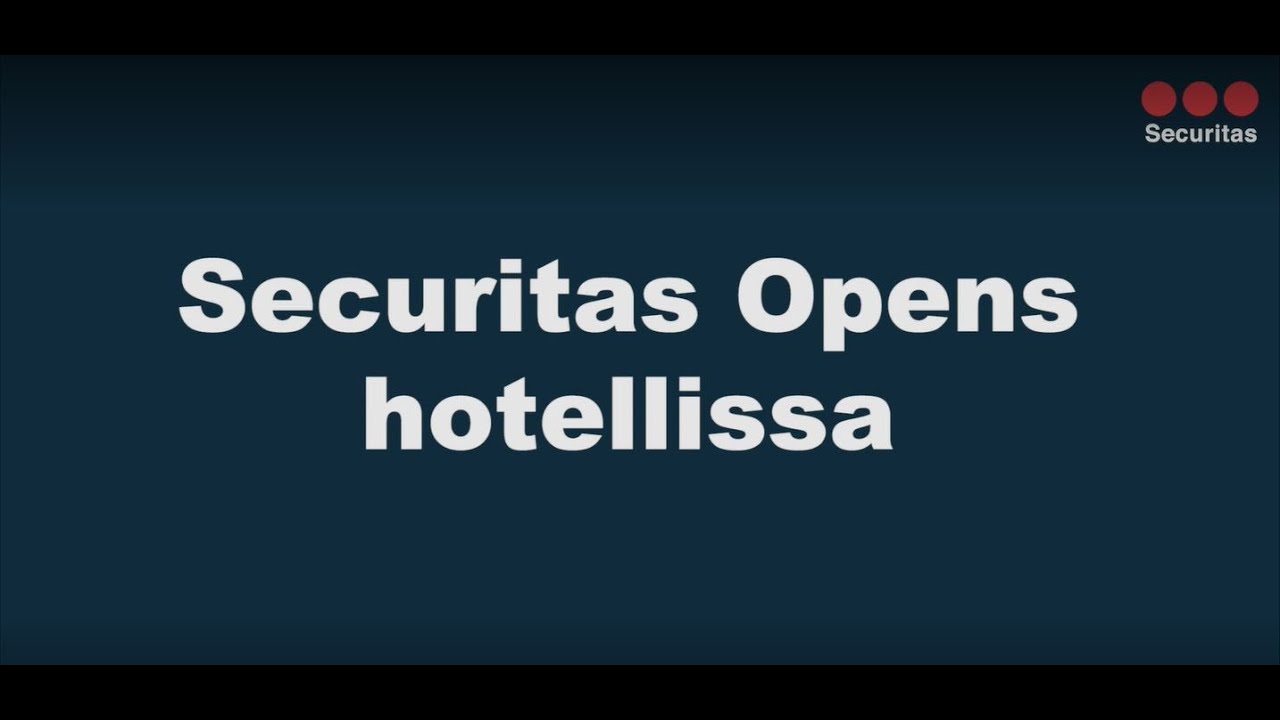 Securitas Opens hotellissa