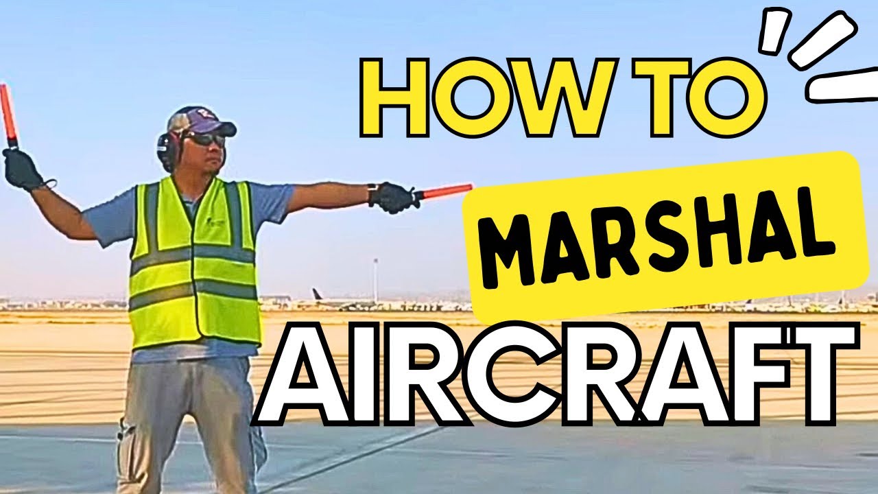 How To Marshal An Aircraft | Aircraft Marshalling | @RAMPMAN