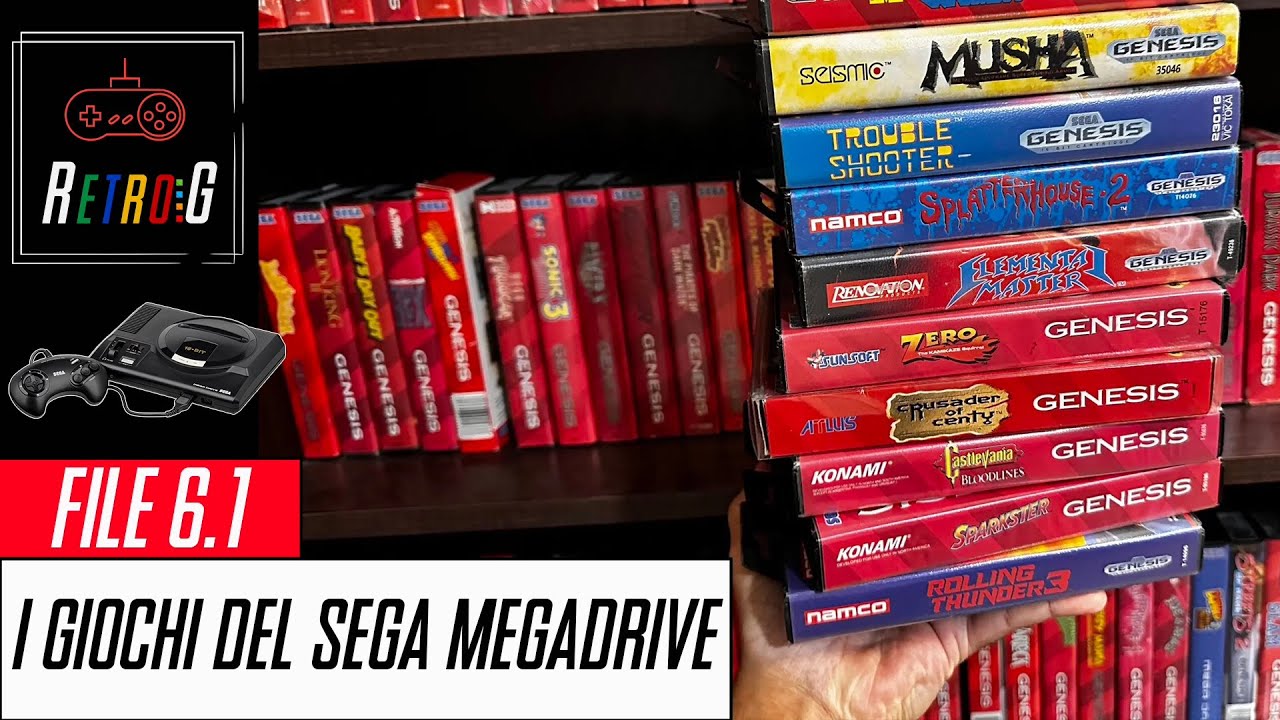 Giochi SEGA Mega Drive - i titoli Esclusivi che hanno fatto la Storia FILE 6.1