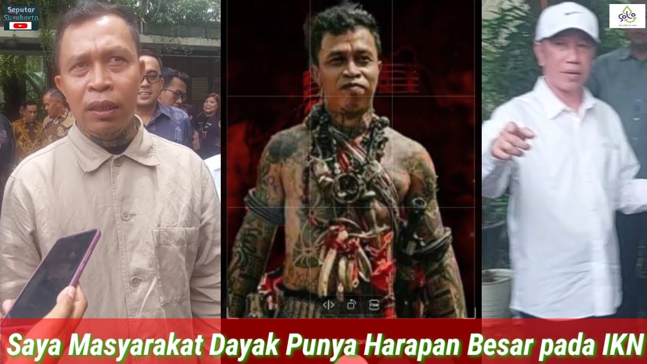 Panglima Merah Dayak Jilah Kerahkan Pasukan Dihadapan Jokowi, Kawal IKN Demi Warga Sejahtera