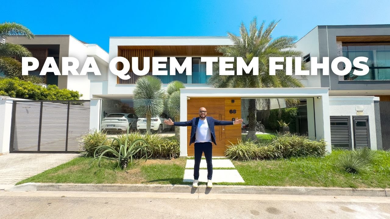 CASA MODERNA PARA UMA GRANDE FAMÍLIA | Casa VENDIDA ✅ condomínio Del Lago | Barra da Tijuca | CA738