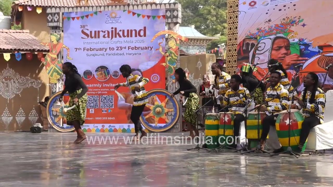 Rhythms of TOGO | Traditional Singing and Dance Performance at Surajkund Crafts Mela