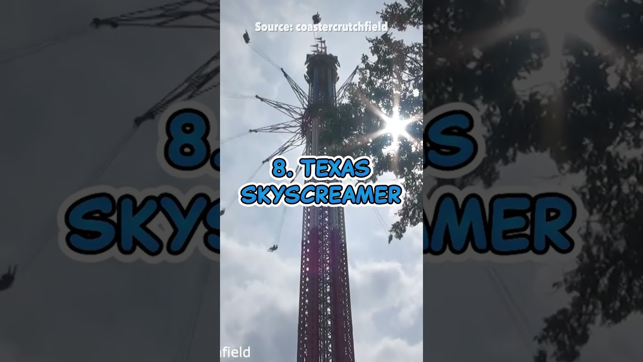 10 ЛУЧШИХ аттракционов в Six Flags Over Texas (2023) | #shorts #sixflags #themepark #sixflagsover...