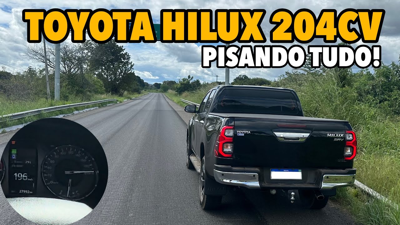 TOP SPEED HILUX 204CV - SURPREENDEU! 🫣