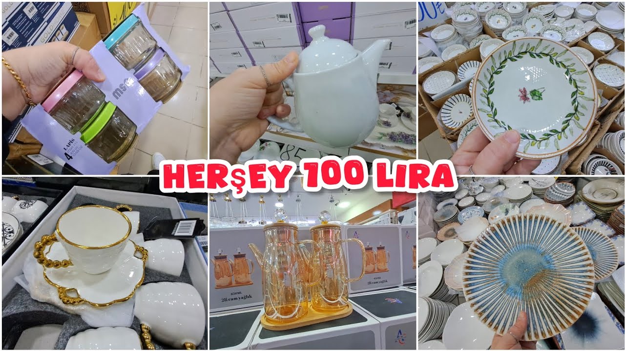 Ne alırsan 100 lira. Birbirinden kaliteli ürünler ‼️ çeyiz alışverişi | çeyizlik ürünler 